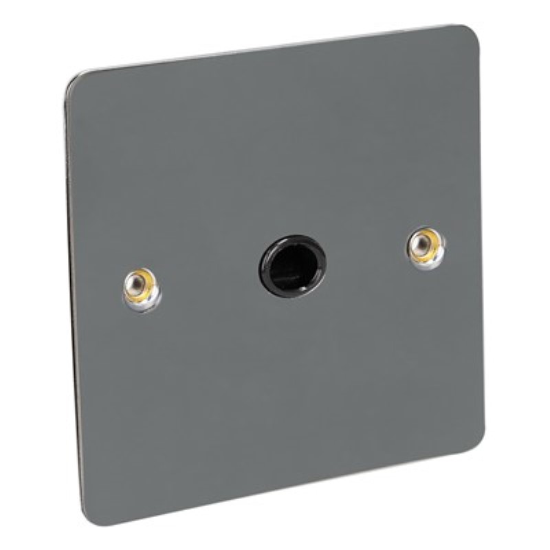 Flat Plate 20Amp Flex Outlet Plate *Black Nickel ** - Click Image to Close